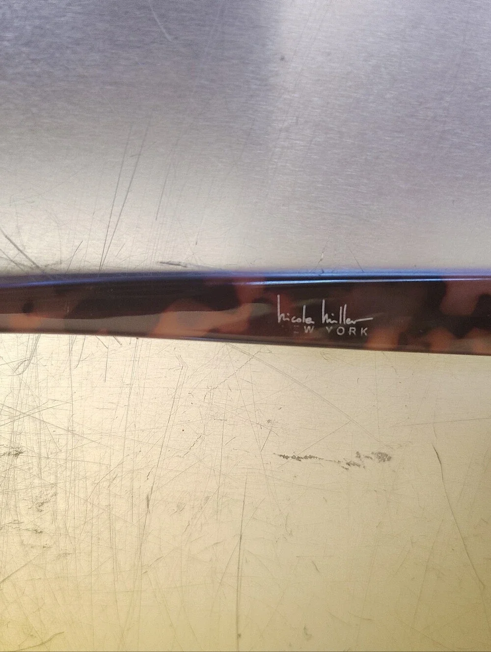 Nicole Miller Eyeglass frames ONLY  Milky Blush
